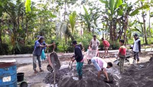 Pengerasan Jalan Dusun Puringan Secang Dilakukan Secara Swadaya