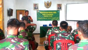 Koramil Model, Pembekalan Bagi Prajurit Baru di Satuan Kewilayahan
