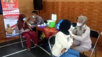 Vaksinasi Merdeka Candi Polres Magelang Kota Sasar Warga Rejowinangun Utara