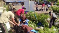 Pemuda Pancasila Sinjai Selatan Bersihkan Sampah di Pasar Samaenre