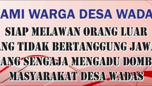 Situasi Kondusif, Warga Wadas Tolak Campur Tangan Oknum Pengadudomba