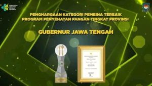 Ganjar Dinobatkan Jadi Gubernur Terbaik Program Penyehatan Pangan Nasional