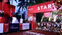 Ganjar dan Menpora Lepas Elite Race Borobudur Marathon 2021