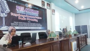 Bersama YouTuber Jakarta, 50 Mahasiswa KPI IAIM Ikuti Pelatihan Penyiaran Radio Streaming