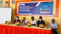 Rangkaian Penarikan, Mahasiswa KKN-T UMSi di Desa Lambolemo Adakan Pelatihan Pengelolaan Website