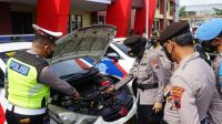 Jelang Nataru, Polres Magelang Kota Cek Kesiapan Ranmor dan Alkom Dinas