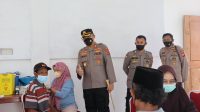 Kapolres Sinjai Kembali Tinjau Vaksinasi Massal, Edukasi Sadar Vaksin