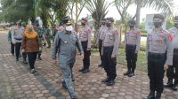 Polres Simeulue Gelar Apel Pasukan Ops Lilin Seulawah dalam Rangka Pengamanan Nataru