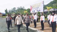 Amankan Nataru, Polres Morut Laksanakan Apel Gelar Pasukan Ops Lilin Tinombala 2021