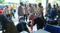 Tiga Pejabat Polri Pastikan Penerapan Prokes di Tempat Publik Surabaya Berjalan Baik