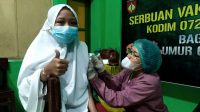 Kodim 0726/Sukoharjo Laksanakan Serbuan Vaksinasi Covid-19 untuk Anak Usia 6-11 Tahun