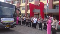 Bantuan Sosial Peduli Semeru Tingkat Polres Magelang Kota Diberangkatkan
