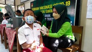 Kodim 0726/Sukoharjo Gelar Vaksinasi di Tiga Tempat
