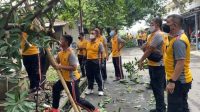 Polres Tegal Kota Galakkan Kebersihan Lingkungan