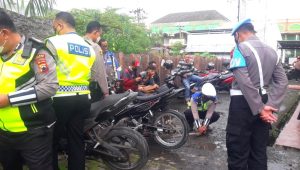 Polda Jateng Razia Knalpot Brong, Ratusan Kendaraan Dikandangkan