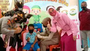 TK Kemala Bhayangkari 82 Kota Magelang Ikuti Vaksinasi Merdeka Anak