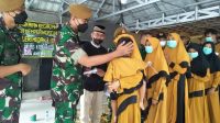 Jelang HUT Ke-70 Batalyon Armed 3/105 Tarik/NP, Adakan Silaturahmi dan Berbagi