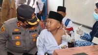 Kapolres Batu Bara Lakukan Monitoring Vaksinasi Anak di Dua Sekolah