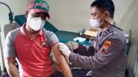 Gerai Polres Magelang Suntikkan 38 Vaksin Booster Khusus Anggota Polri