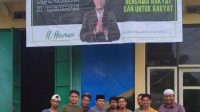 Foto: Tim Kandidat Cakades di Desa Erabaru Sinjai Bangun Posko Pemenangan