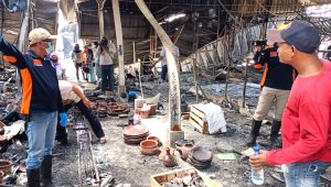 Polda Jateng Terjunkan Tim Labfor Selidiki Penyebab Kebakaran di Relokasi Pasar Johar