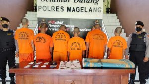 Enam Pelaku Judi Koprok Dibekuk Satreskrim Polres Magelang
