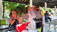 Polres Magelang Kota Lakukan Percepatan Vaksinasi Dosis 3 di Taman Kyai Langgeng