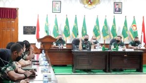 Korem 071/Wijayakusuma Terima Tim Wasrik Post Audit Itdam IV/Diponegoro