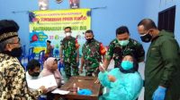 Bersama RST Dr. Soedjono, Koramil 03/Bandongan Suntik Vaksin Warga