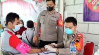 Ratusan Karyawan Pabrik Ikuti Vaksinasi Booster yang Digelar Polres Magelang