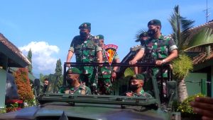 Panglima Divisi Infantri 2 Kostrad Kunjungi Satuan Menggelegar Yonarmed 11/Kostrad