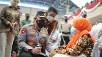 Tinjau Vaksinasi Se-Indonesia, Kapolri Dorong Percepatan Target Dosis Dua dan Booster