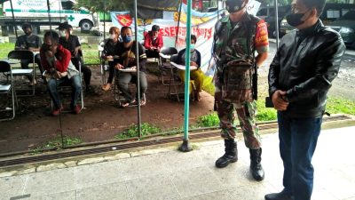 Danramil Magelang Tengah: Sarana Protokol Kesehatan Harus Selalu Disediakan