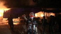 Gubernur Ganjar Pranowo Tinjau Kebakaran Area Relokasi Pasar Johar Semarang