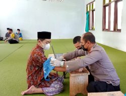 Para Santri Al Asyraf Bandongan Antusias Ikut Vaksinasi Booster