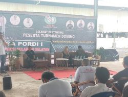 Turnamen Persahabatan PORDI Sinjai Dibuka, 300 Pasang Pemain Bertanding Domino