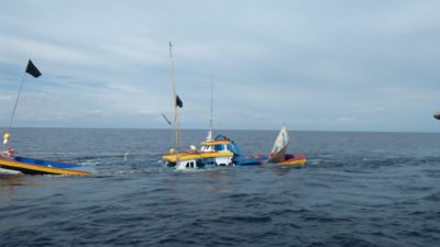 3 Orang Nelayan Aceh Barat Yang Tenggelam di Laporkan Sudah Selamat
