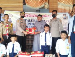 Aksi Sosial Kapolres Sinjai Berikan Bantuan Sembako ke Pondok Pesantren
