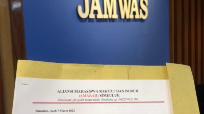 Kasus SPPD Fiktif Anggota DPRK: AMARAH Laporkan Kejari Simeulue Ke Jamwas Kejagung RI
