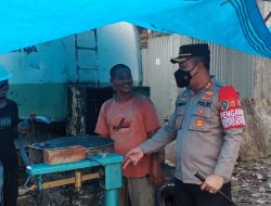 Kapolres Simeulue Mengecek Minyak Goreng Yang Baru Masuk di Simeulue
