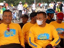 Hadiri Kegiatan Sepeda Santai dalam Rangka HJB, Begini Harapan Danyon Brimob Bone