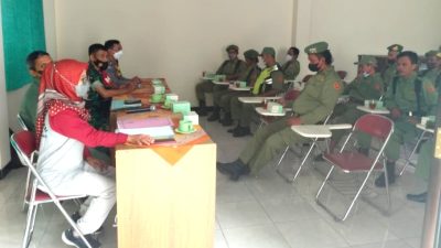 Babinsa Koramil 13/Mungkid Aktif Beri Pembekalan dan Pembinaan Linmas
