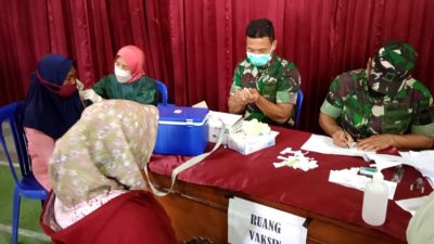 Serbuan Vaksin Covovac di Kecamatan Pakis Berhasil Suntik 806 Orang