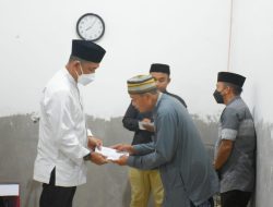 Ketua DPRD Sinjai Serahkan Bantuan Pribadi Pembangunan Mesjid Andi Abdullah Asapa