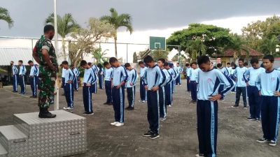 Pupuk Rasa Cinta Tanah Air, Koramil Windusari Beri Materi Wasbang