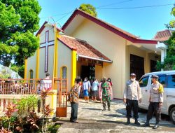 Bersama Polsek, Koramil Pakis Sinergitas Pengamanan Perayaan Paskah