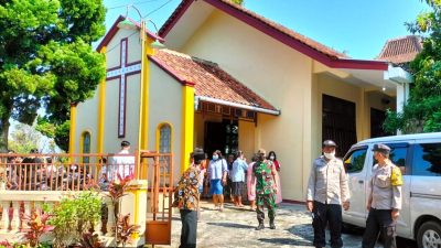 Bersama Polsek, Koramil Pakis Sinergitas Pengamanan Perayaan Paskah