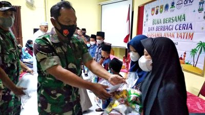 Koramil 08/Pakis Buka Bersama dan Berbagi Dengan Anak Yatim