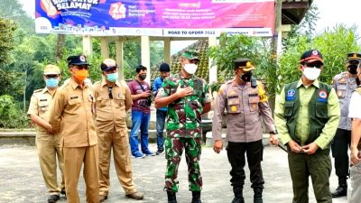 Dandim Magelang Sambut Kepala BNPB di Pos Babadan