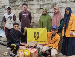Pimpinan Ranting IPM MA Tengnga Lembang Bantu Korban Kebakaran di Desa Turungan Baji